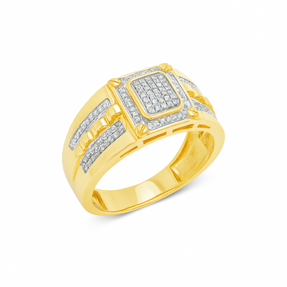 Diamond Ring .23 CTW Round Cut 10K Yellow Gold
