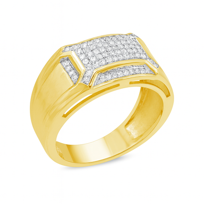 Diamond Ring .24 CTW Round Cut 10K Yellow Gold