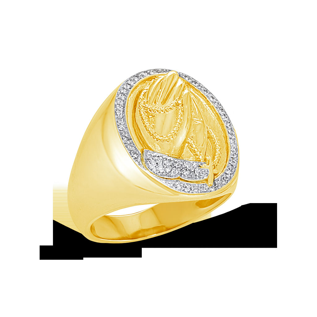 Diamond Ring .24 CTW Round Cut 10K Yellow Gold