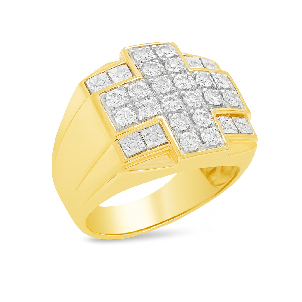 Diamond Ring .24 CTW Round Cut 10K Yellow Gold