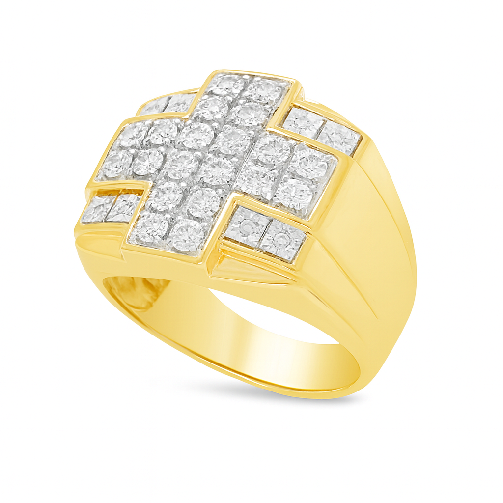 Diamond Ring .24 CTW Round Cut 10K Yellow Gold