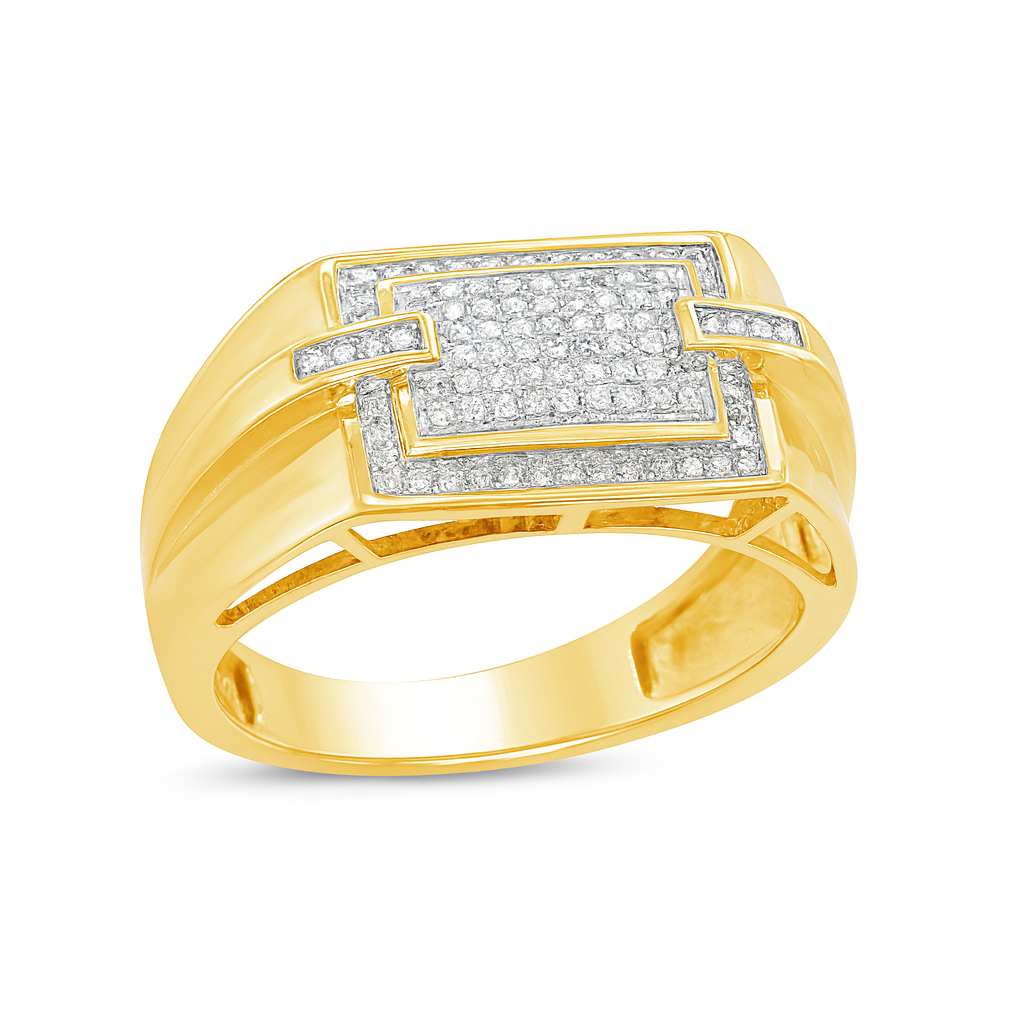 Diamond Ring .25 CTW Round Cut 10K Yellow Gold