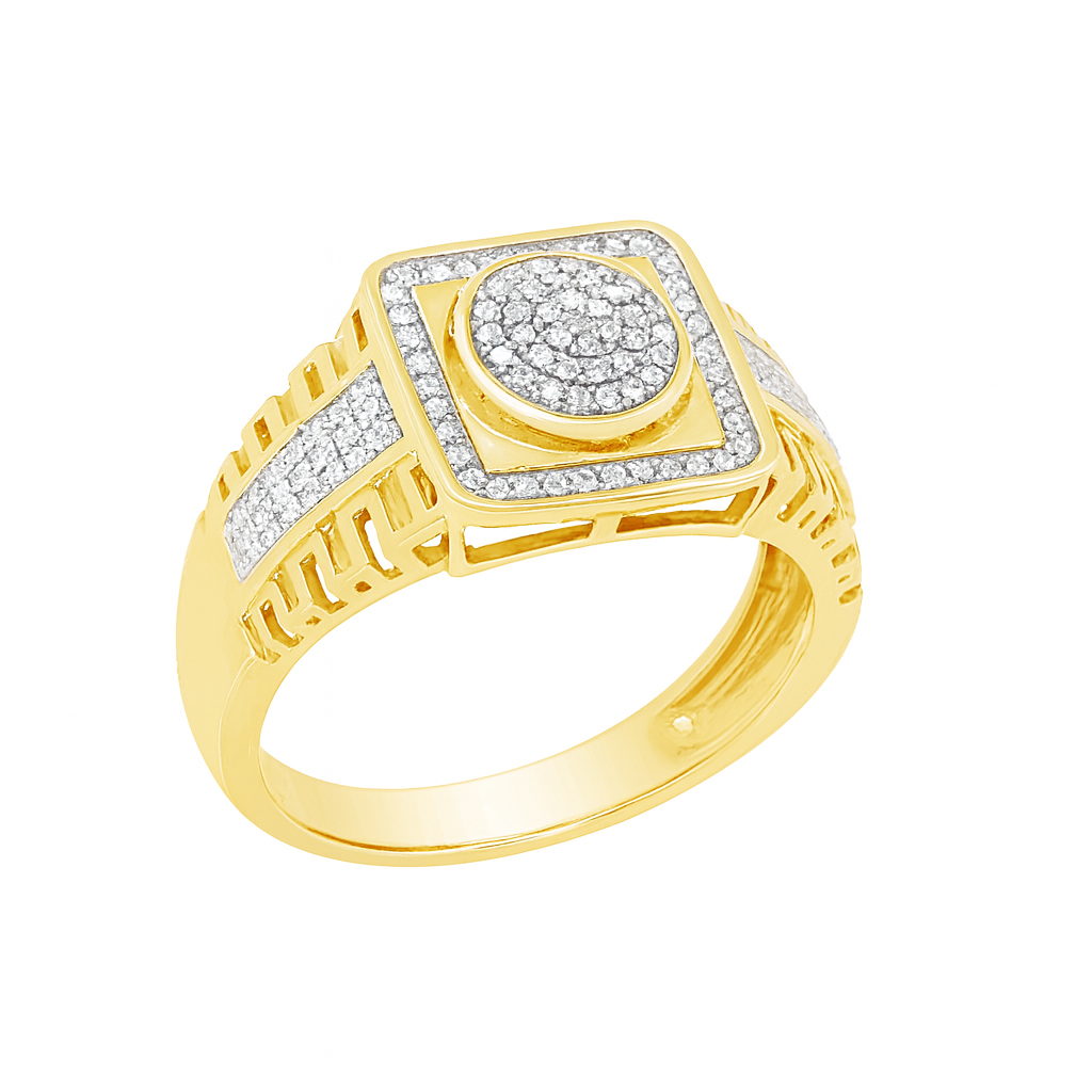 Diamond Ring .25 CTW Round Cut 10K Yellow Gold