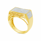 Diamond Ring .32 CTW Round Cut 10K Yellow Gold