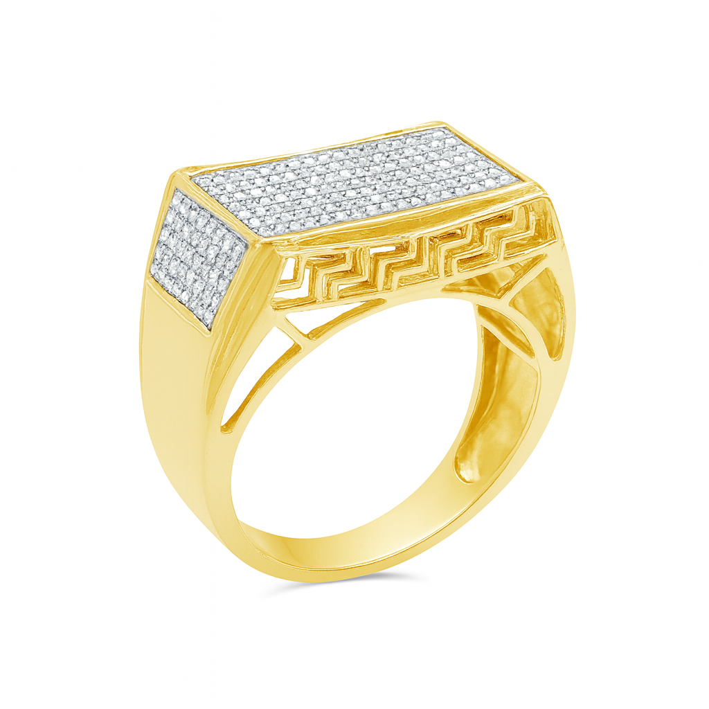 Diamond Ring .32 CTW Round Cut 10K Yellow Gold