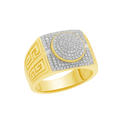 Diamond Ring .33 CTW Round Cut 10K Yellow Gold