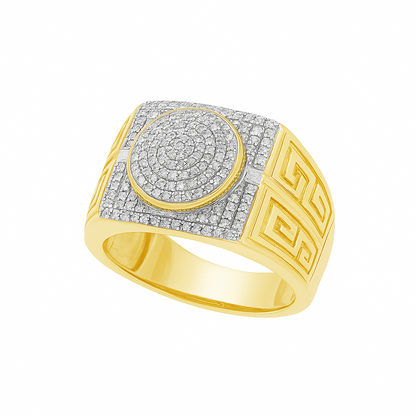 Diamond Ring .33 CTW Round Cut 10K Yellow Gold