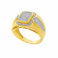 Diamond Ring .34 CTW Round Cut 10K Yellow Gold