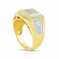 Diamond Ring .37 CTW Round Cut 10K Yellow Gold