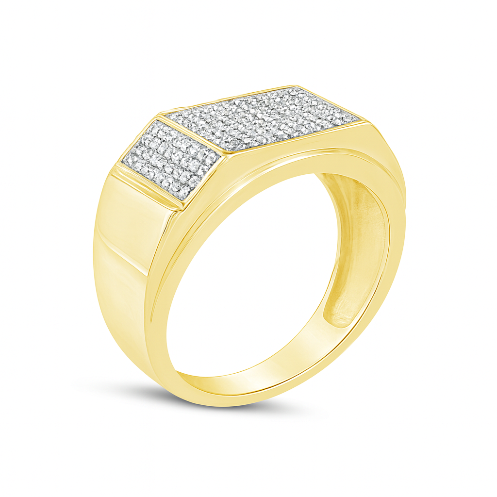 Diamond Ring .40 CTW Round Cut 10K Yellow Gold