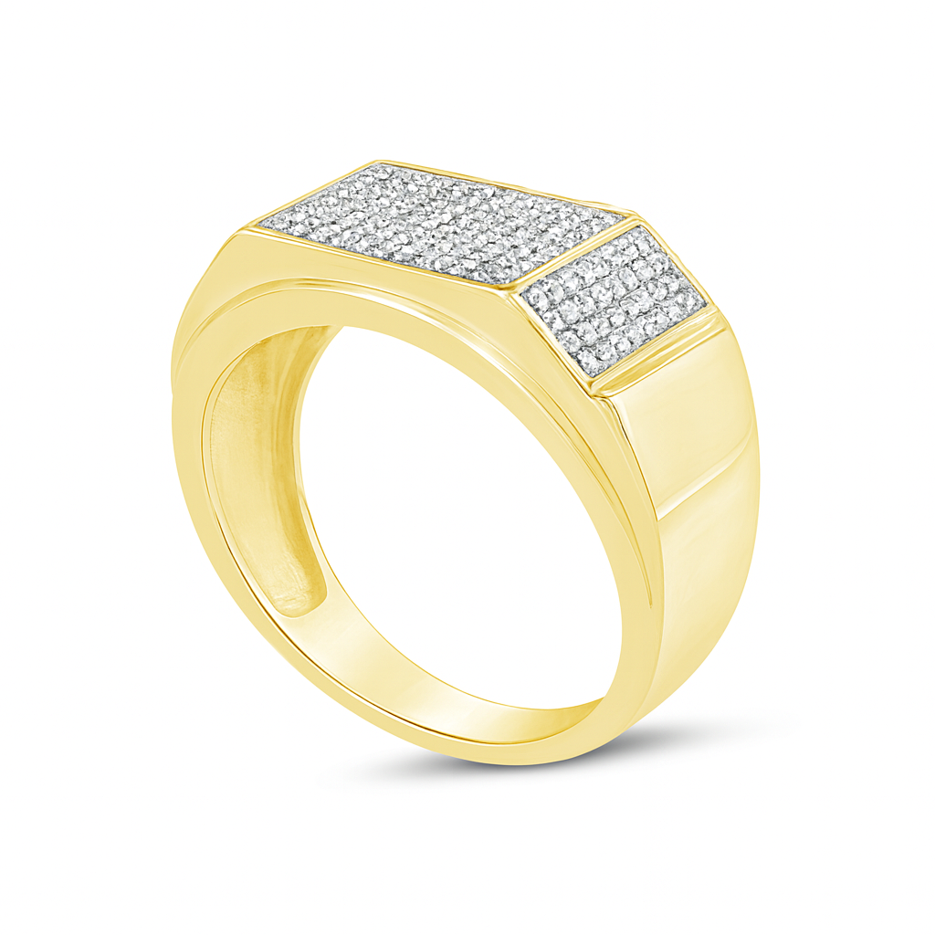 Diamond Ring .40 CTW Round Cut 10K Yellow Gold