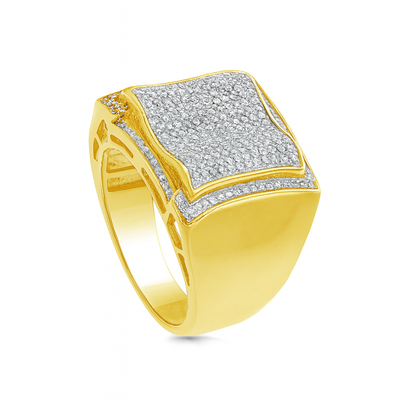 Diamond Ring .46 CTW Round Cut 10K Yellow Gold