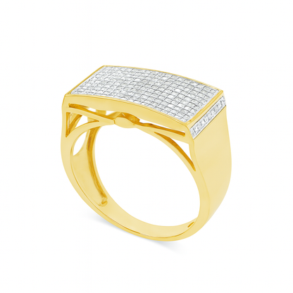 Diamond Ring .48 CTW Round Cut 10K Yellow Gold