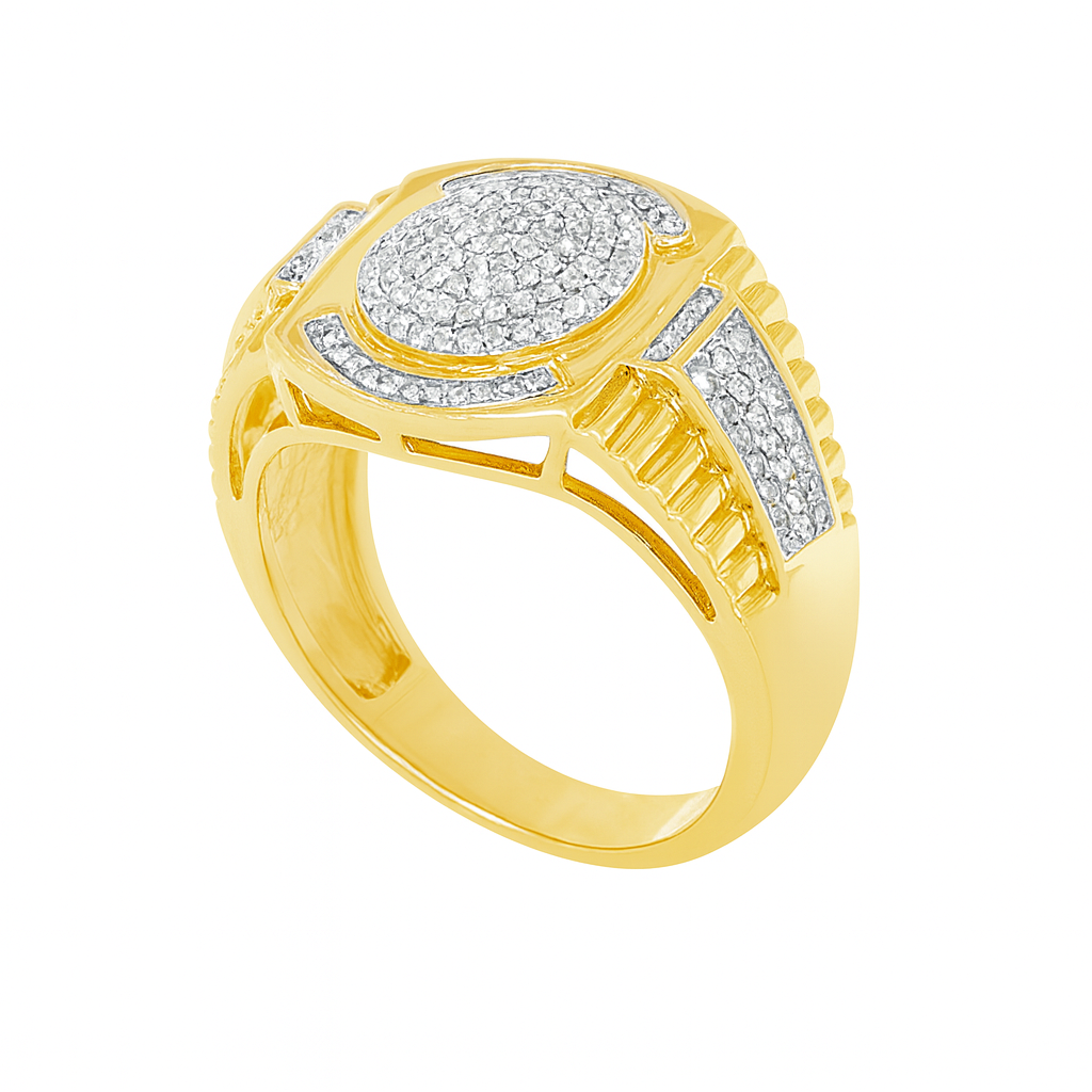 Diamond Ring .48 CTW Round Cut 10K Yellow Gold