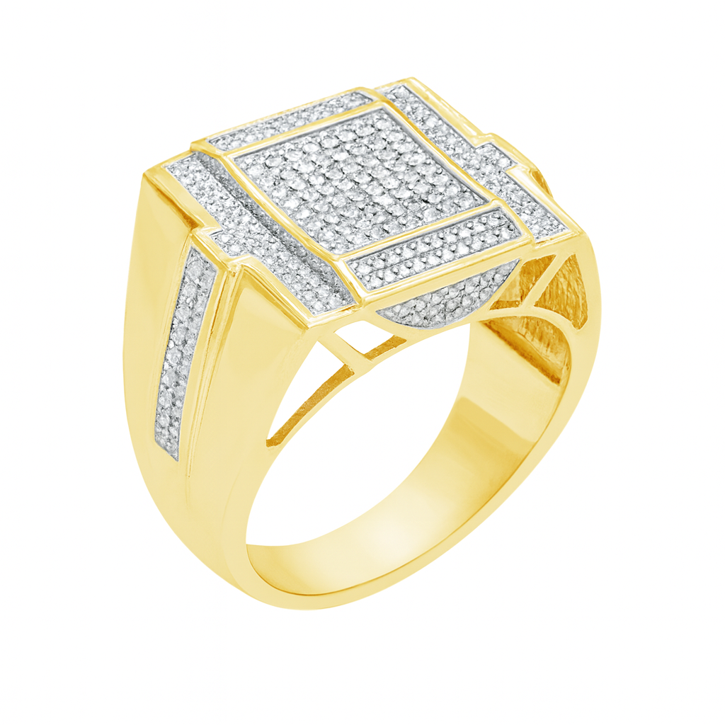 Diamond Ring .49 CTW Round Cut 10K Yellow Gold
