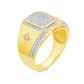 Diamond Ring .49 CTW Round Cut 10K Yellow Gold