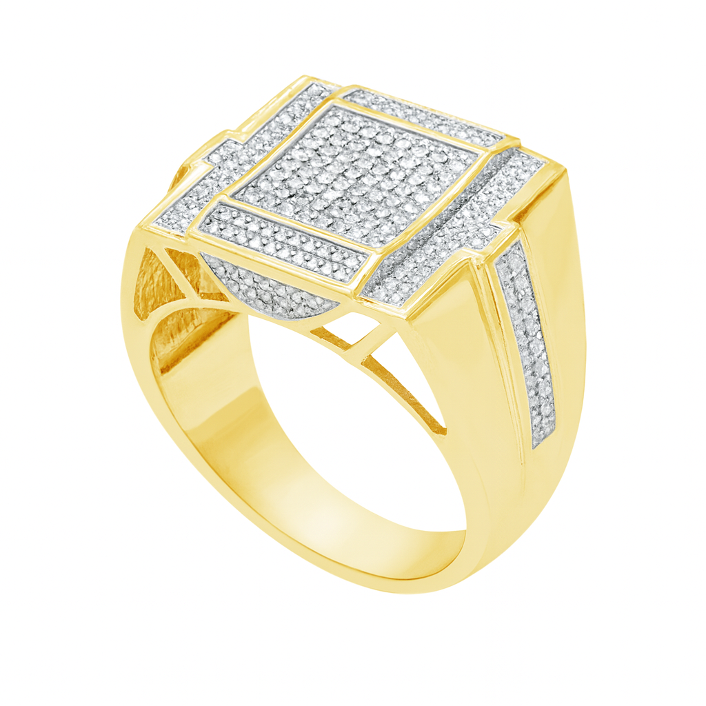 Diamond Ring .49 CTW Round Cut 10K Yellow Gold