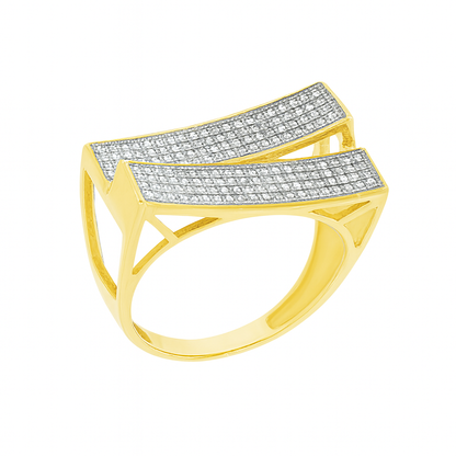 Diamond Ring .50 CTW Round Cut 10K Yellow Gold