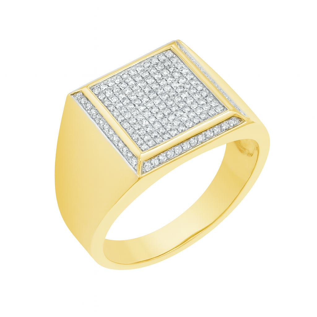 Diamond Ring .50 CTW Round Cut 10K Yellow Gold