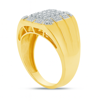 Diamond Ring .50 CTW Round Cut 10K Yellow Gold