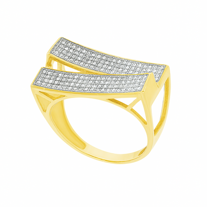 Diamond Ring .50 CTW Round Cut 10K Yellow Gold