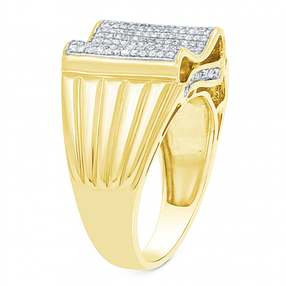 Diamond Ring .51 CTW Round Cut 10K Yellow Gold