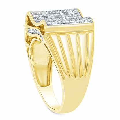 Diamond Ring .51 CTW Round Cut 10K Yellow Gold