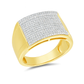 Diamond Ring .53 CTW Round Cut 10K Yellow Gold
