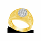 Diamond Ring .53 CTW Round Cut 10K Yellow Gold