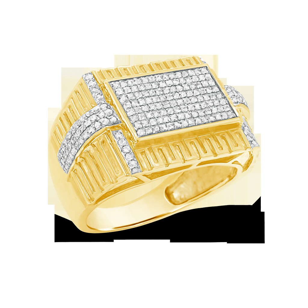 Diamond Ring .55 CTW Round Cut 10K Yellow Gold