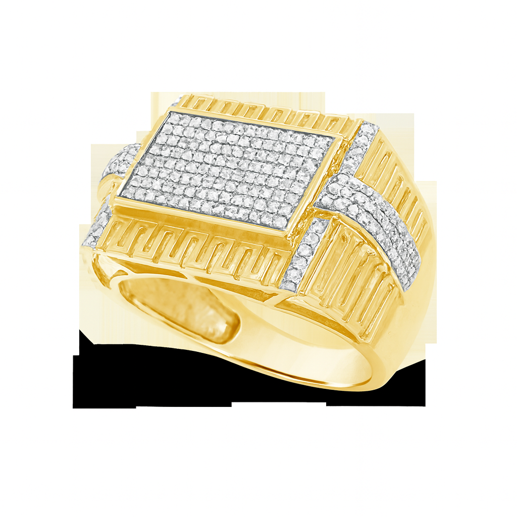 Diamond Ring .55 CTW Round Cut 10K Yellow Gold
