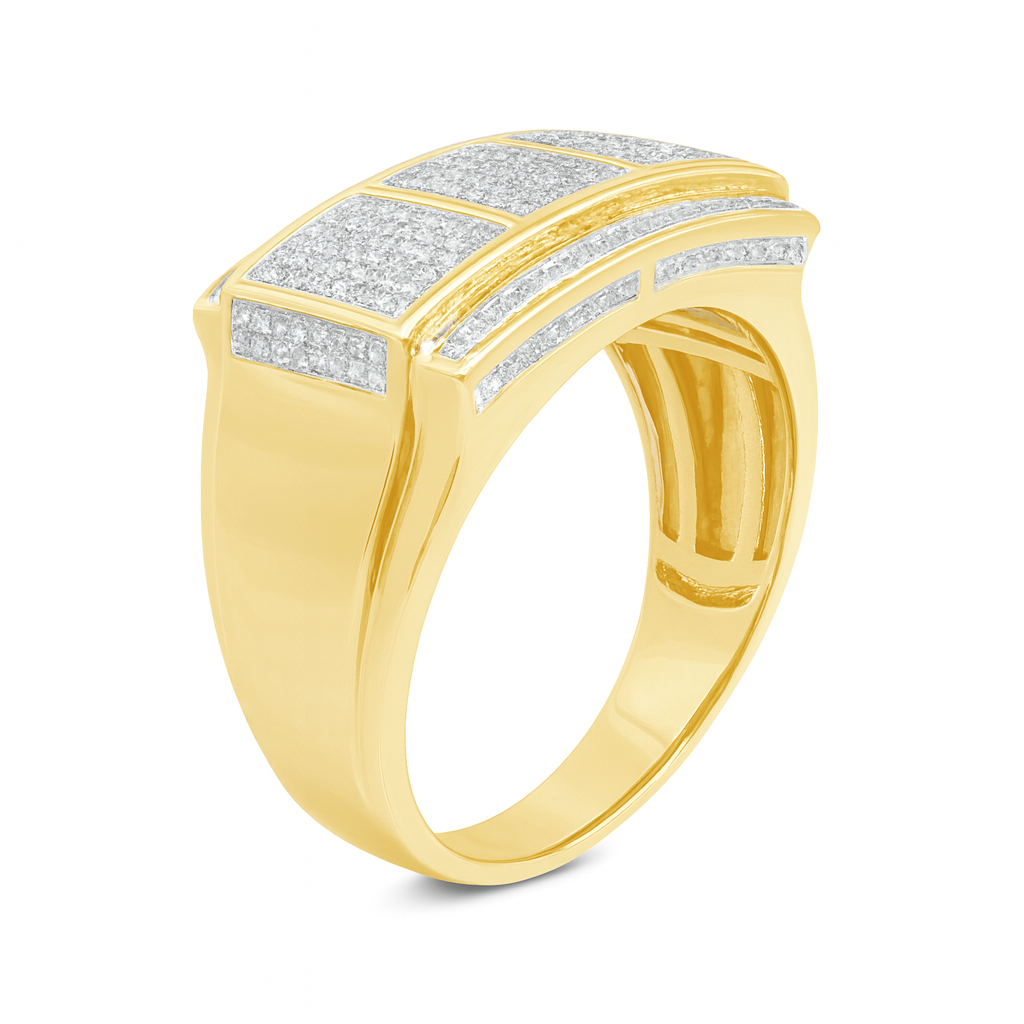 Diamond Ring .60 CTW Round Cut 10K Yellow Gold