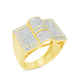 Diamond Ring .65 CTW Round Cut 10K Yellow Gold
