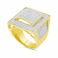Diamond Ring 1.43 CTW Round Cut 10K Yellow Gold