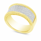 Diamond Ring 1.53 CTW Round Cut 10K Yellow Gold
