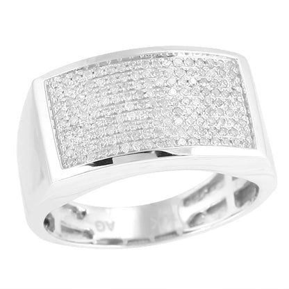 10KW 0.50CTW FANCY DIAMOND MENS RING