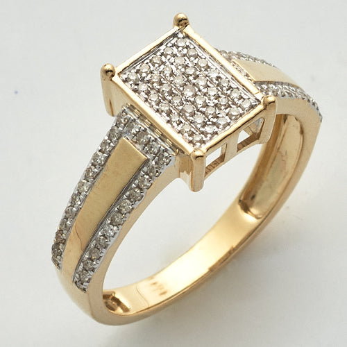 10Y 0.30 CTW MICRO PAVE LADIES RING