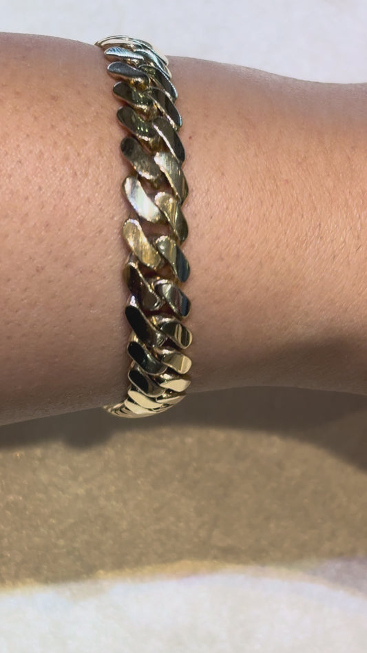 SOLID MIAMI CUBAN BRACELET 35.80 GM