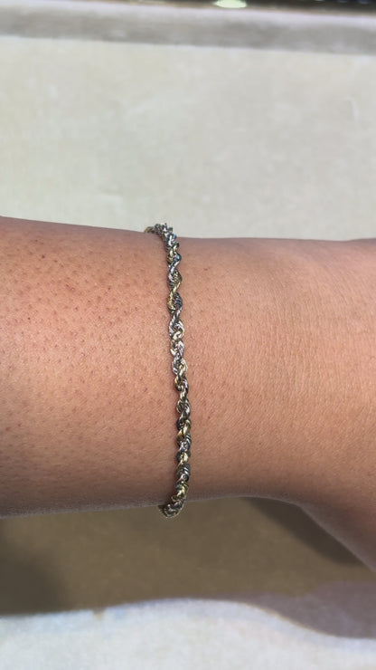 HOLLOW MILANO ROPE BRACELET ED000140