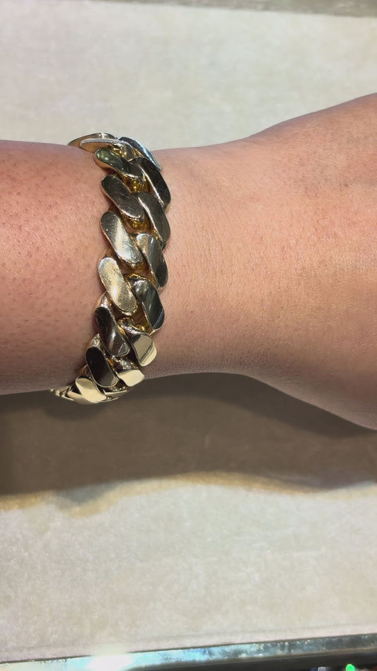 SOLID MIAMI CUBAN BRACELET 130.00 GM