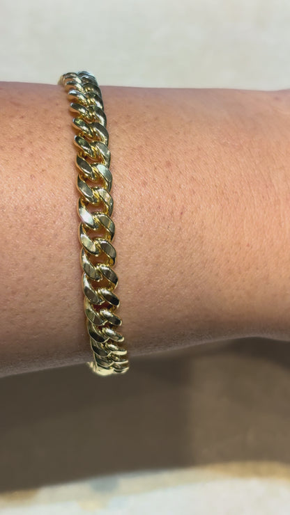 SEMI SOLID MIAMI CUBAN BRACELET ED00830