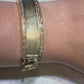 CHINO LINK BRACELET WITH GREEK KEY BORDER ON PLATE 66.90 GM