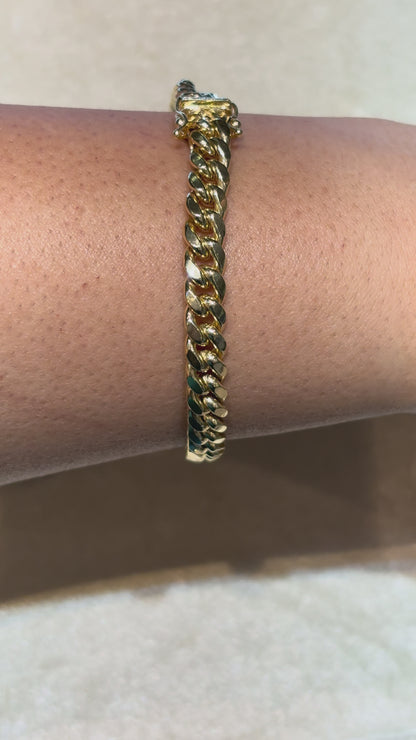 SEMI SOLID MIAMI CUBAN BRACELET ED001240