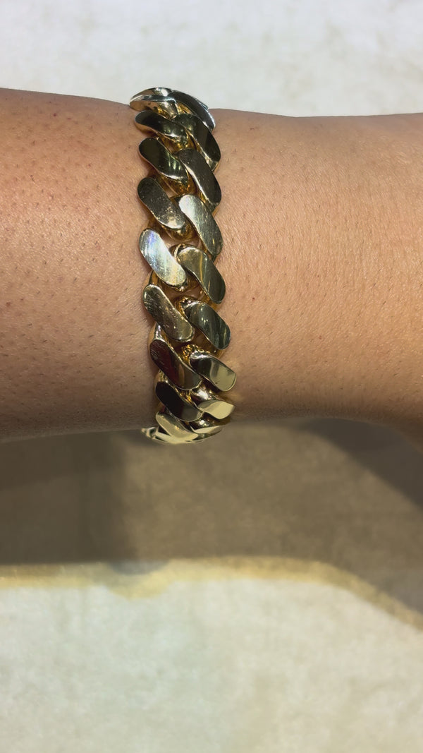 SOLID MIAMI CUBAN BRACELET ED008890