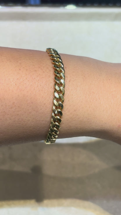 SEMI SOLID MIAMI CUBAN BRACELET ED00009