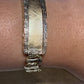 CHINO BRACELET WITH GREEK KEY ALL AROUND PLATE (T-BAR) 48.50 GM