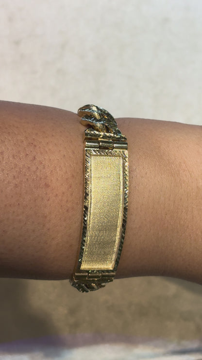 MIAMI CUBAN DIAMOND CUT WITH PLAIN PLATE ED07310