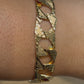 CUSTOM MADE DIAMOND CUT SQUARED  CUBAN BRACELET 28.00 GM