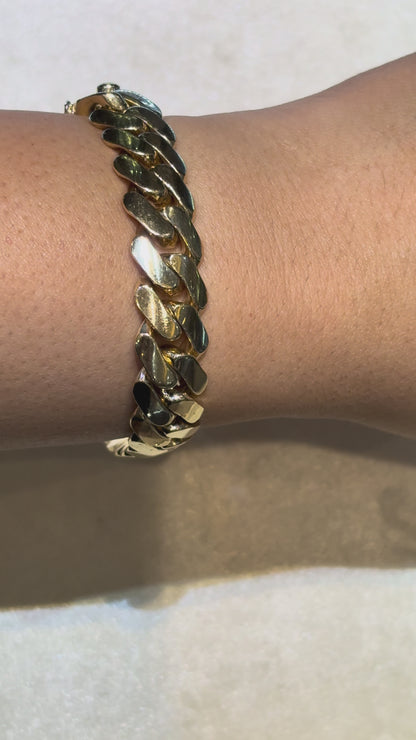 SOLID MIAMI CUBAN BRACELET ED007610