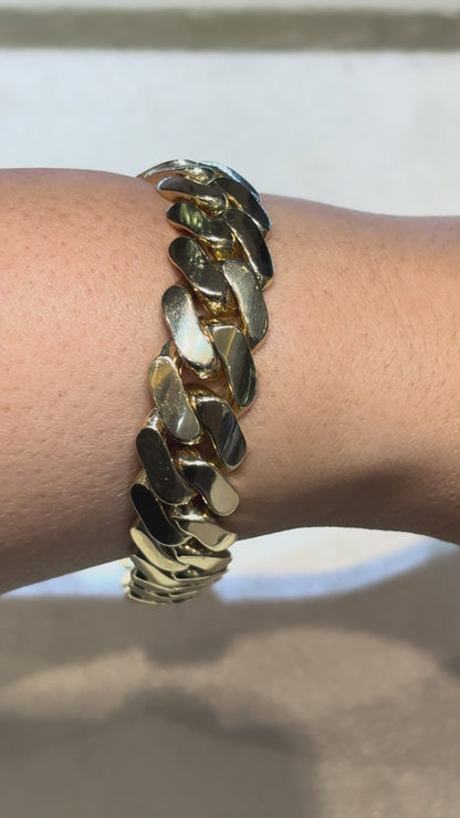 SOLID MIAMI CUBAN BRACELET ED008670